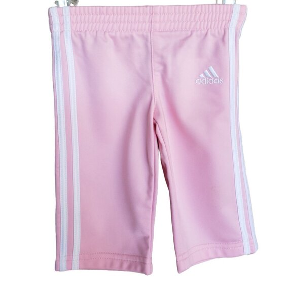 Adidas Baby Sweatpants Pink 6M 2 Piece Track Set Jacket & Pants Set 6M NWOT - Picture 5 of 7